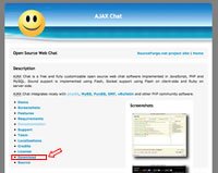 Installation Ajax Chat